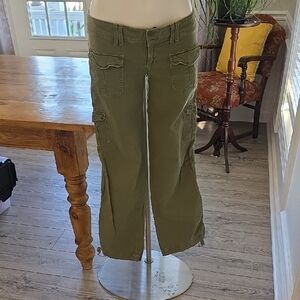American Eagle Outfitters Olive Flare Jeans